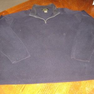 Orvis Signature 1/2 Zip Pullover Sweater Black XL